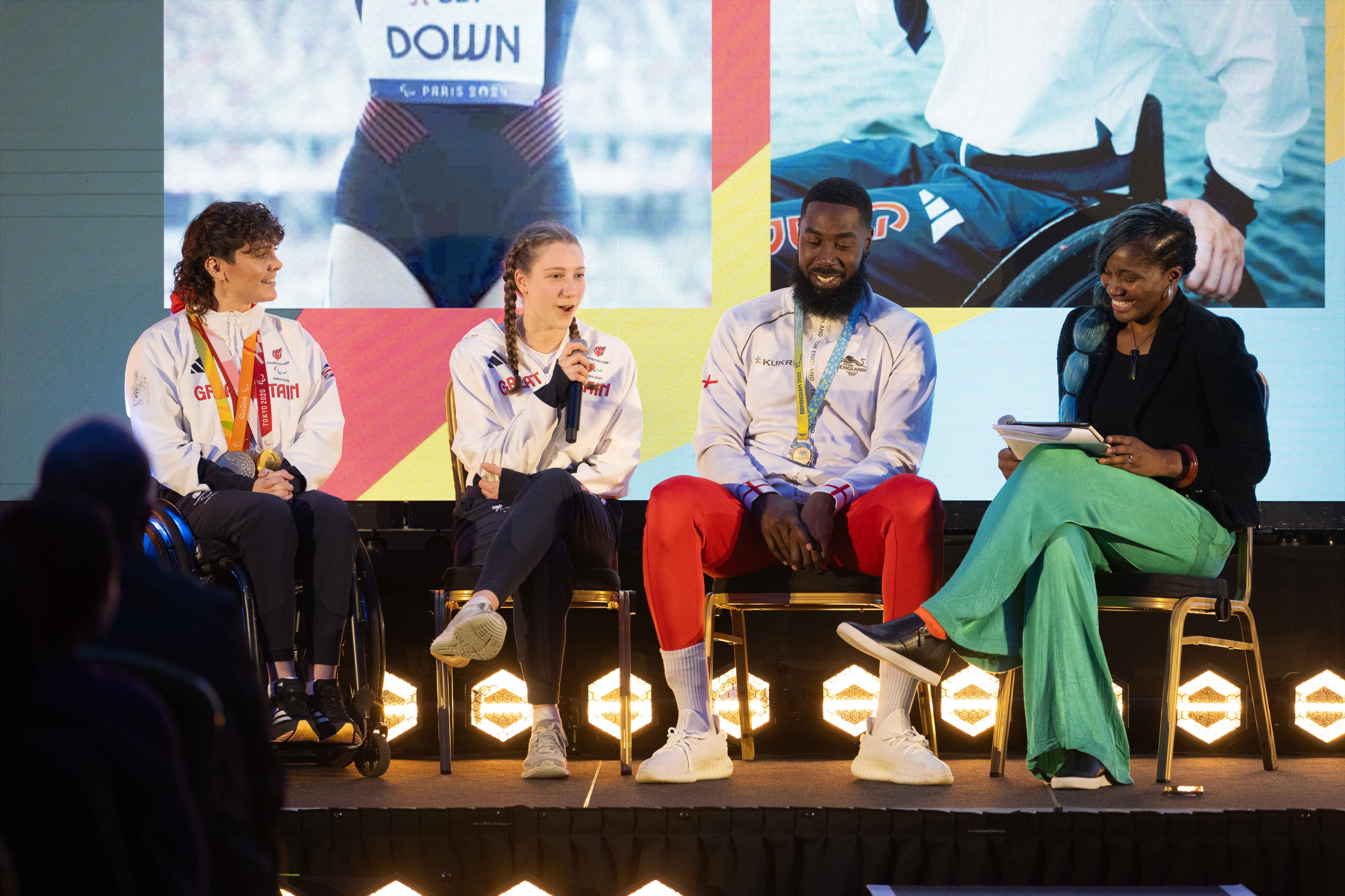 Lauren Rowles, Maddie Down, Orlan Jackman and Ama Agbeze.