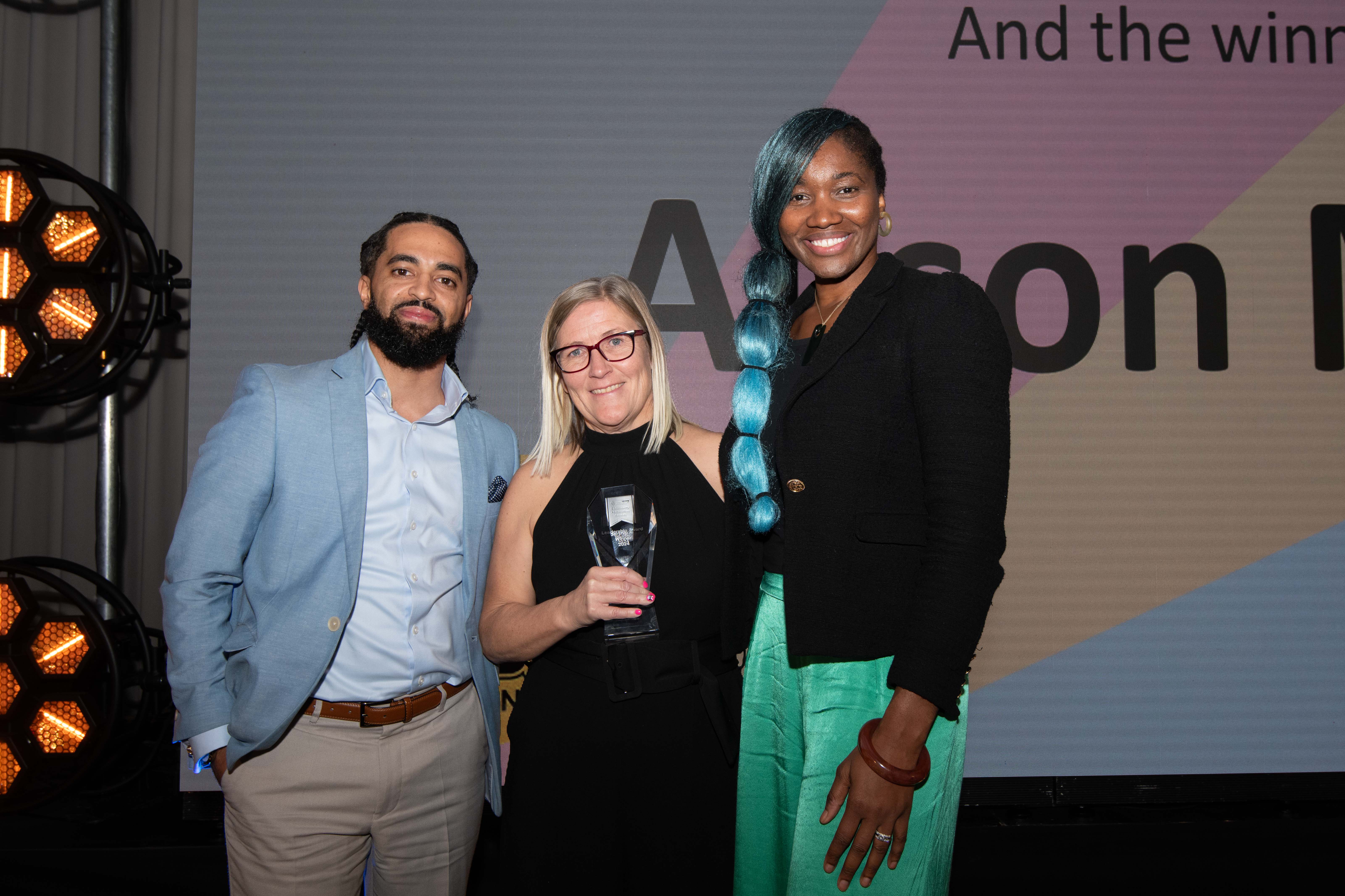 Myles Mayers, Alison Mapp and Ama Agbeze.