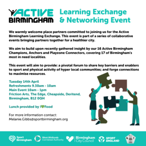 Active Birmingham Event Flyer
